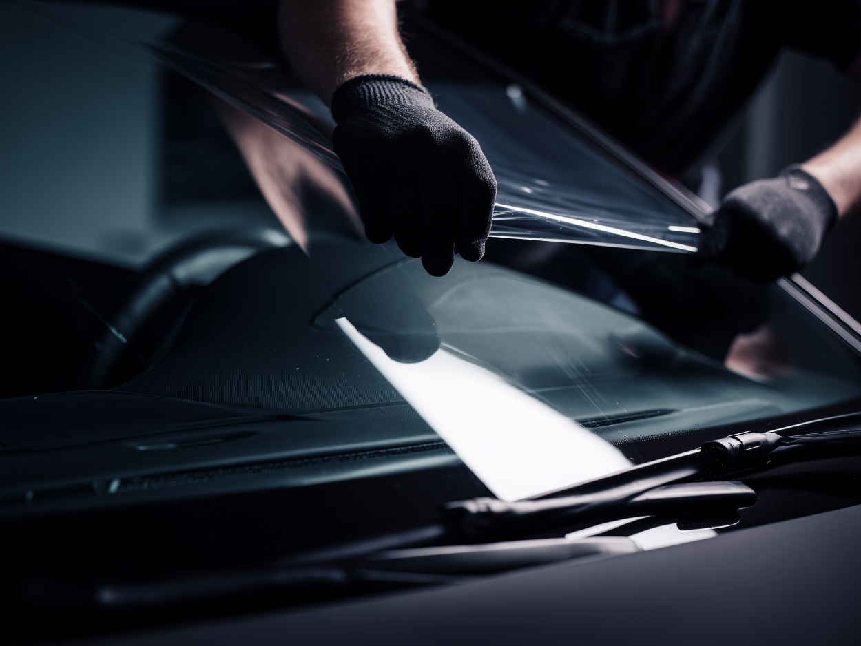 WindowTinting kile paigaldamise protsess